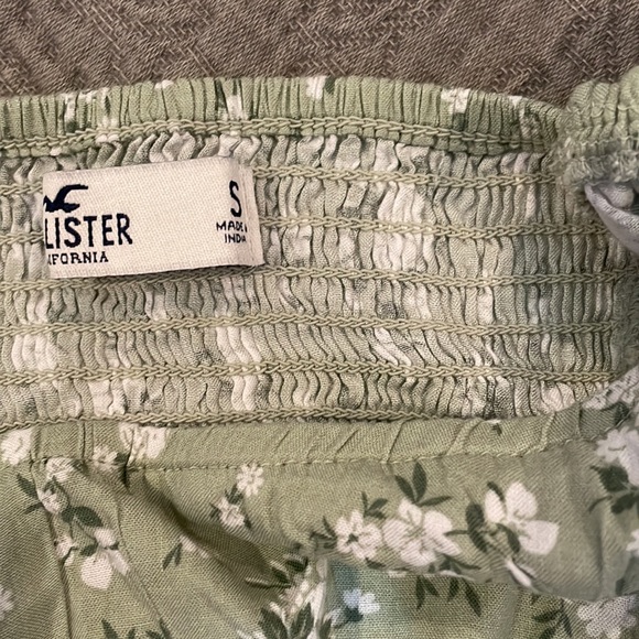 Green floral crop top - Picture 3 of 3